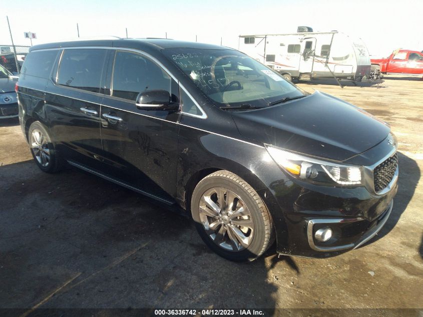 2016 KIA SEDONA SX-L - KNDME5C16G6184517
