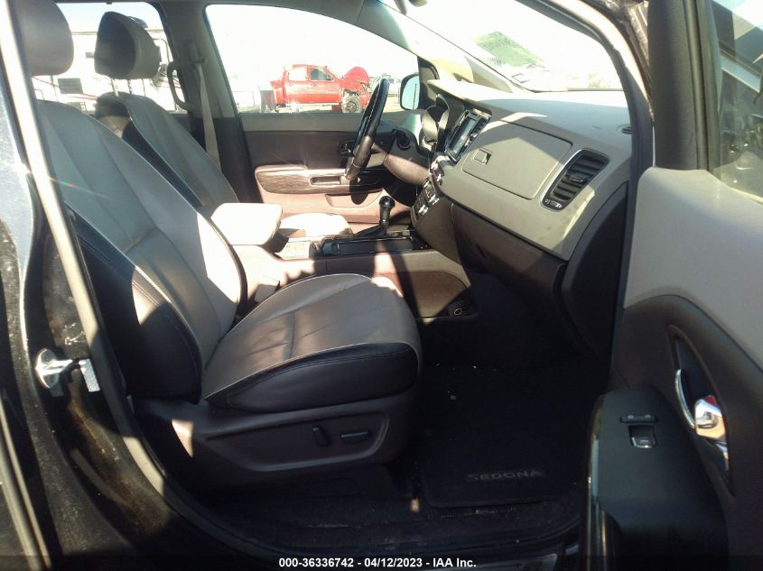 2016 KIA SEDONA SX-L - KNDME5C16G6184517