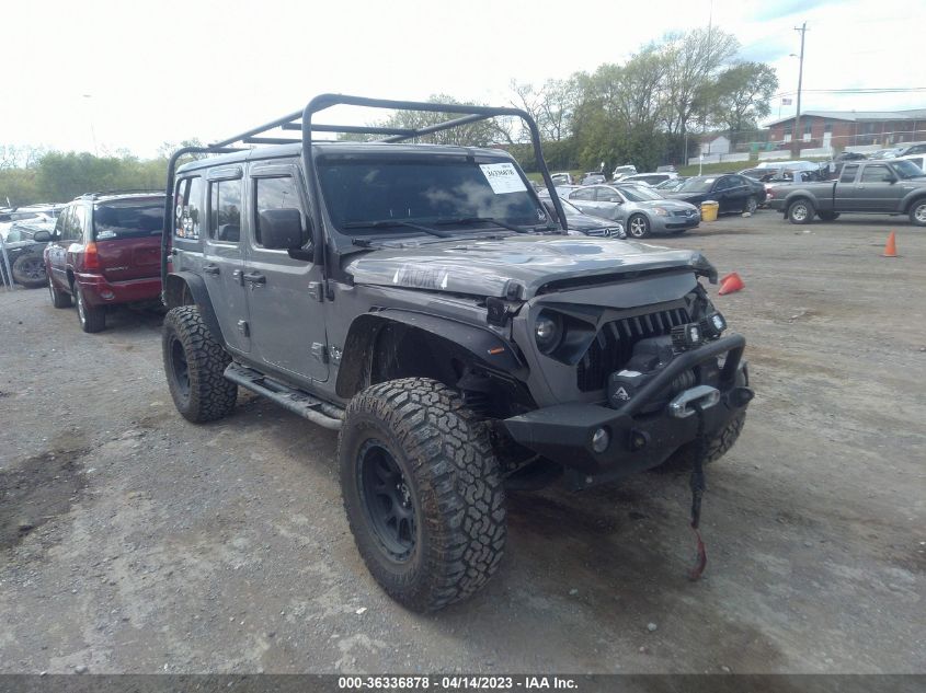 2018 JEEP WRANGLER UNLIMITED SPORT S - 1C4HJXDG0JW281103