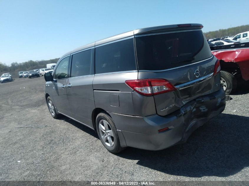 2013 NISSAN QUEST SV - JN8AE2KP7D9068300