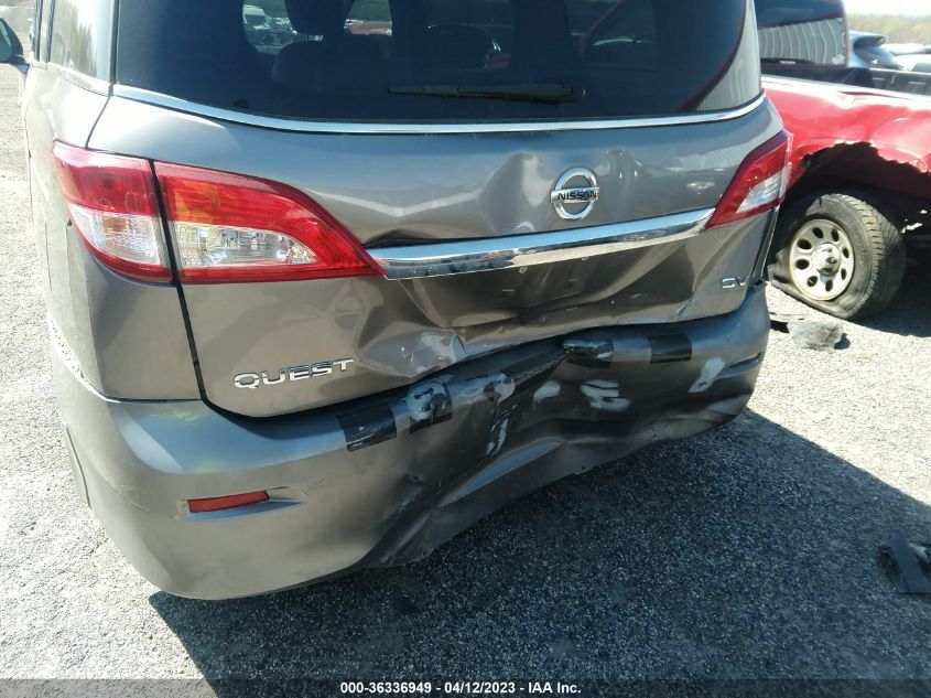 2013 NISSAN QUEST SV - JN8AE2KP7D9068300