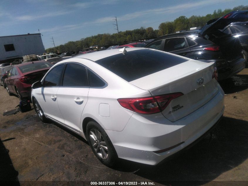 2016 HYUNDAI SONATA 2.4L SE - 5NPE24AF8GH377182