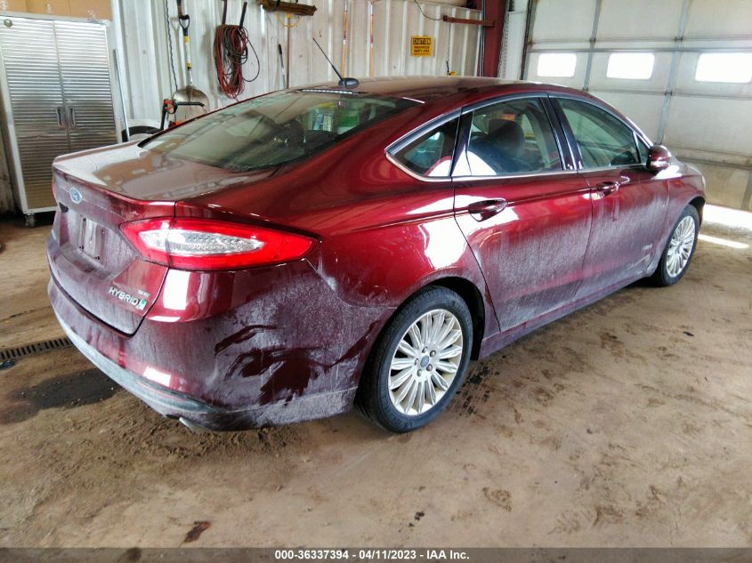 2015 FORD FUSION SE HYBRID - 3FA6P0LU9FR285171