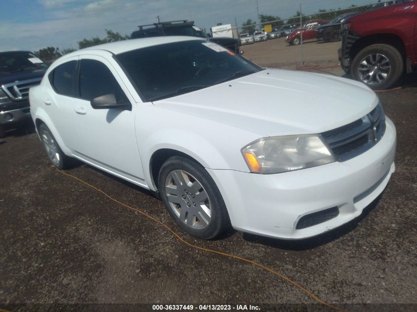 2013 DODGE AVENGER SE - 1C3CDZAB5DN725273
