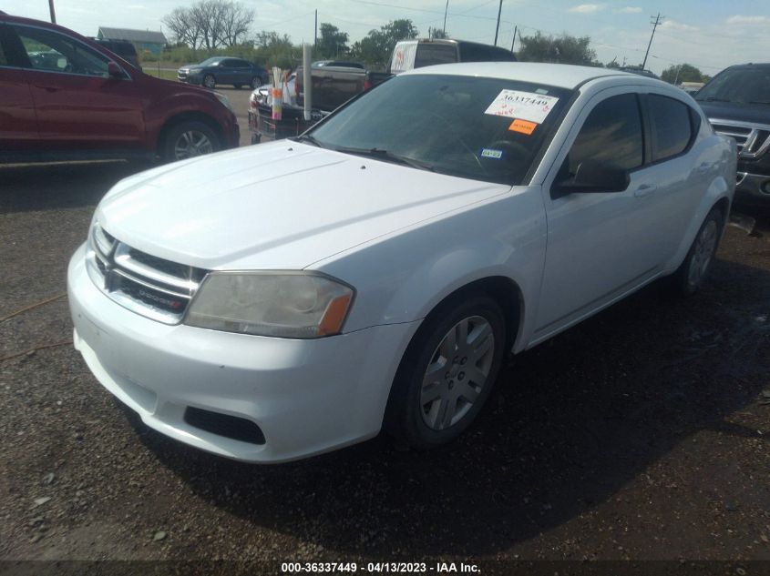 2013 DODGE AVENGER SE - 1C3CDZAB5DN725273
