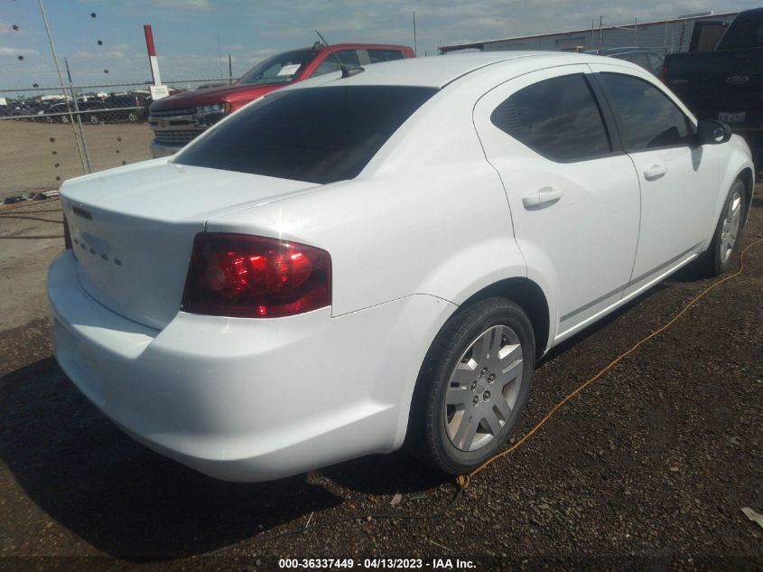 2013 DODGE AVENGER SE - 1C3CDZAB5DN725273