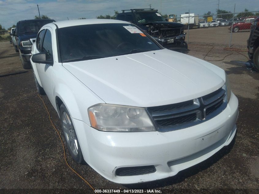 2013 DODGE AVENGER SE - 1C3CDZAB5DN725273