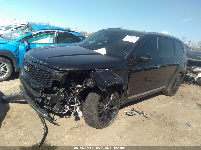 2022 KIA TELLURIDE SX - 5XYP54HC1NG307412