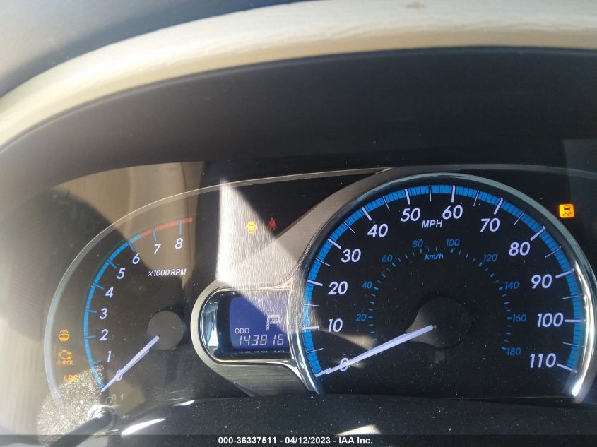 2013 TOYOTA SIENNA XLE AAS/XLE/LTD - 5TDYK3DC7DS348979