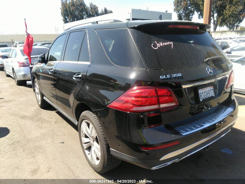 2017 MERCEDES-BENZ GLE GLE 350 - 4JGDA5HB7HA914460