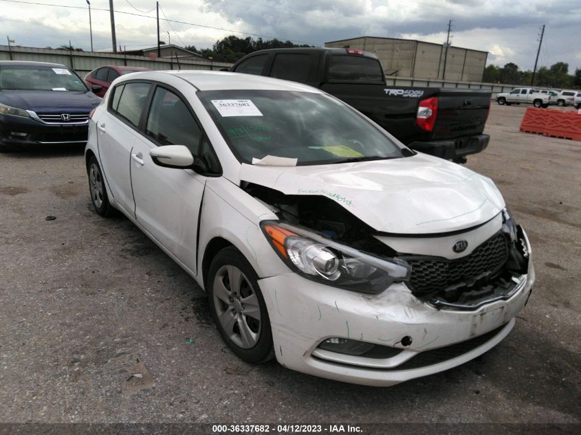 2016 KIA FORTE 5-DOOR LX - KNAFK5A80G5527150