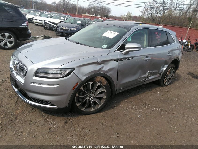 2022 LINCOLN NAUTILUS RESERVE - 2LMPJ8K98NBL04933