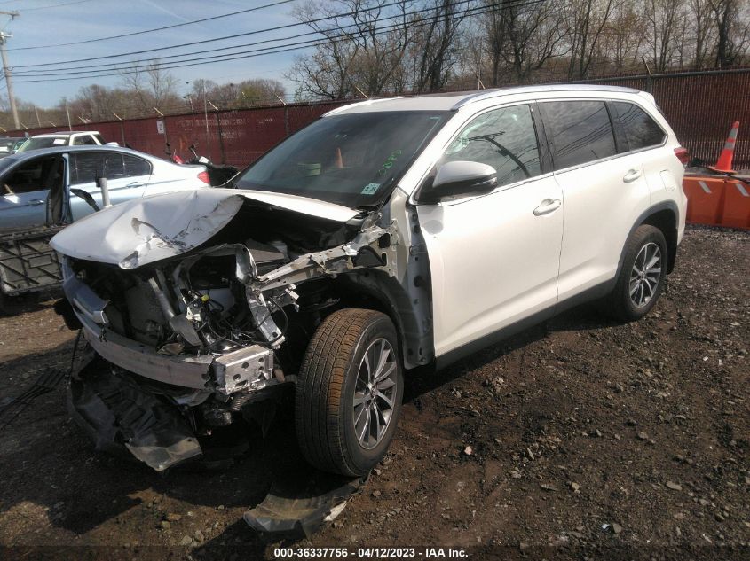 2019 TOYOTA HIGHLANDER SE/XLE - 5TDJZRFH2KS614169
