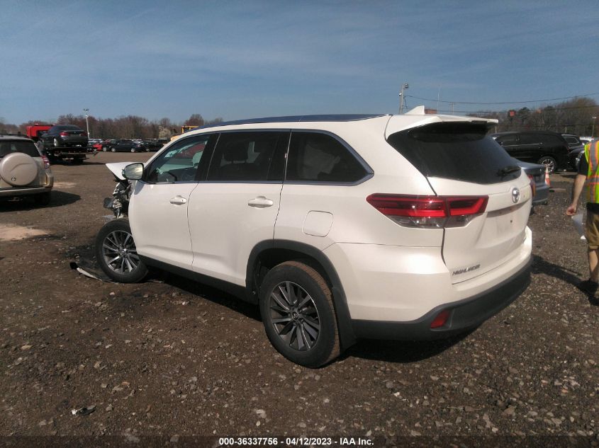 2019 TOYOTA HIGHLANDER SE/XLE - 5TDJZRFH2KS614169