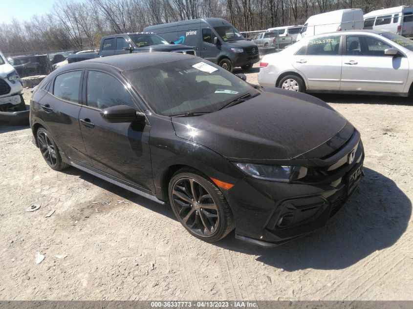 2021 HONDA CIVIC HATCHBACK SPORT - SHHFK7H47MU425547