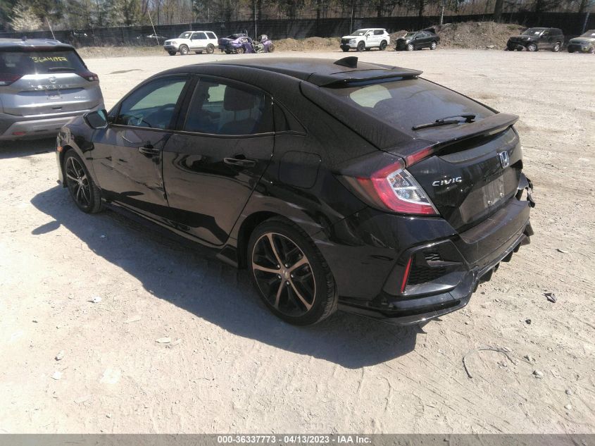 2021 HONDA CIVIC HATCHBACK SPORT - SHHFK7H47MU425547
