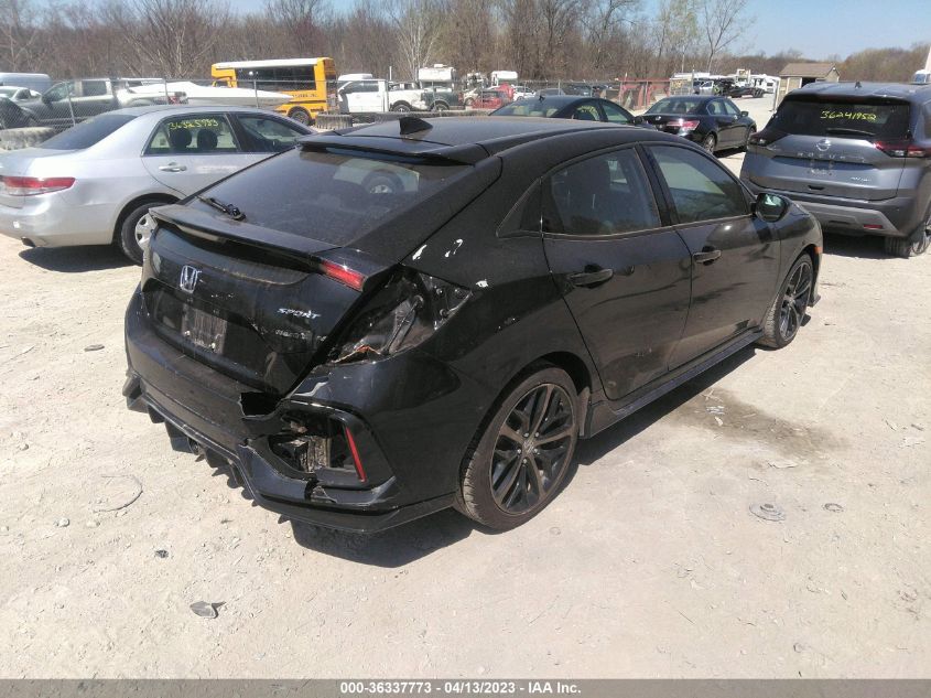 2021 HONDA CIVIC HATCHBACK SPORT - SHHFK7H47MU425547