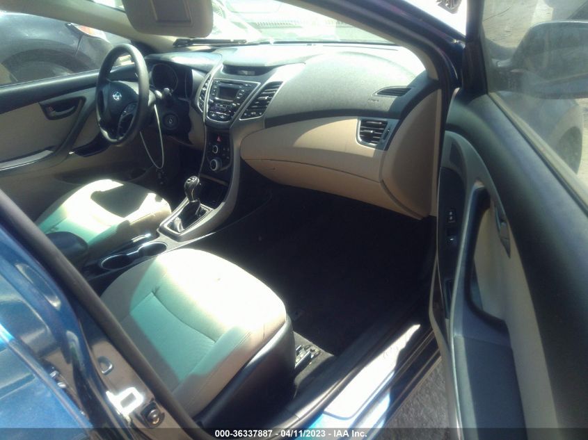 2016 HYUNDAI ELANTRA SE - KMHDH4AE9GU478525