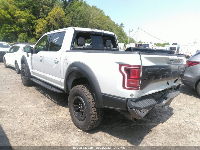 2017 FORD F-150 RAPTOR - 1FTFW1RG2HFA49806