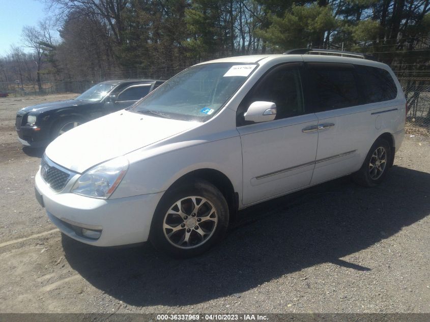2014 KIA SEDONA EX - KNDMH4C77E6564386
