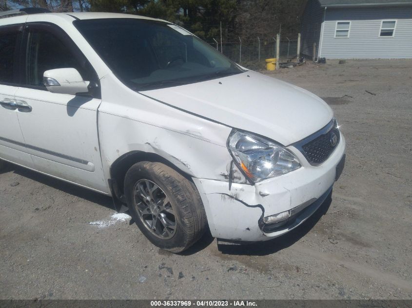 2014 KIA SEDONA EX - KNDMH4C77E6564386