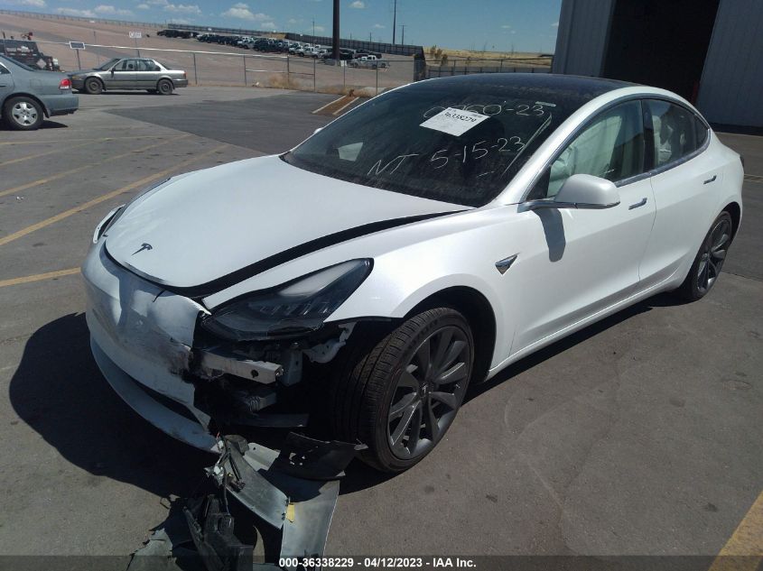 2018 TESLA MODEL 3 RANGE BATTERY - 5YJ3E1EA7JF008296
