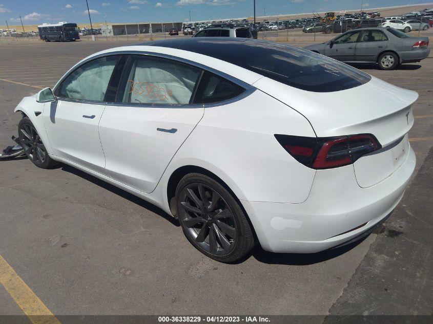 2018 TESLA MODEL 3 RANGE BATTERY - 5YJ3E1EA7JF008296
