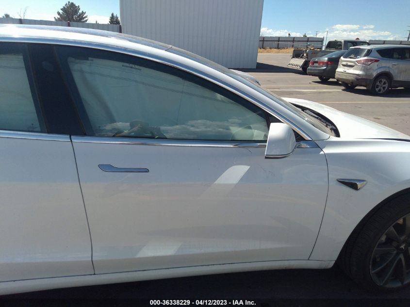 2018 TESLA MODEL 3 RANGE BATTERY - 5YJ3E1EA7JF008296