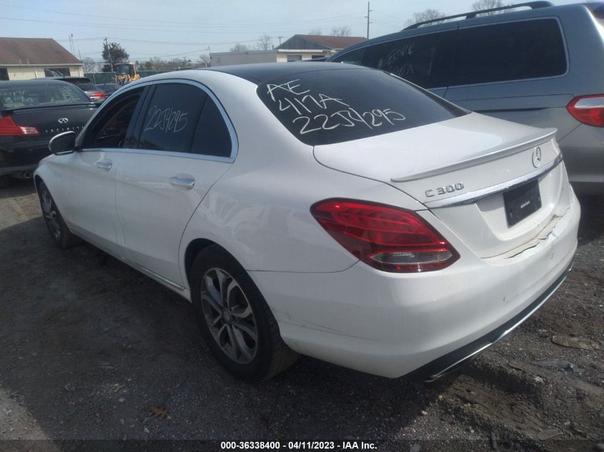2016 MERCEDES-BENZ C-CLASS C 300 - 55SWF4KB1GU140499