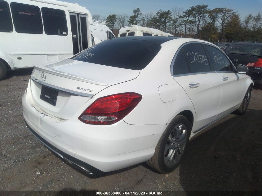 2016 MERCEDES-BENZ C-CLASS C 300 - 55SWF4KB1GU140499
