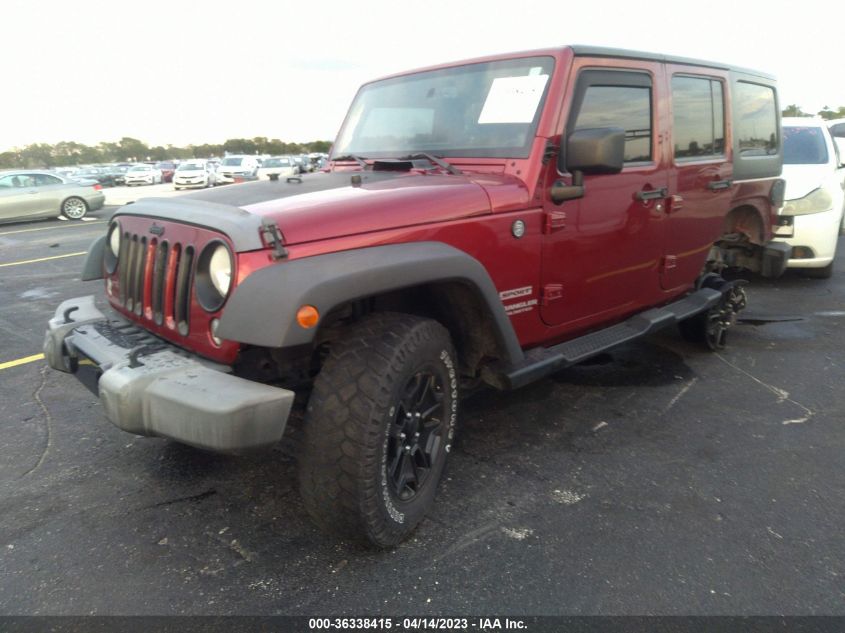 2013 JEEP WRANGLER UNLIMITED SPORT - 1C4BJWDG3DL579120