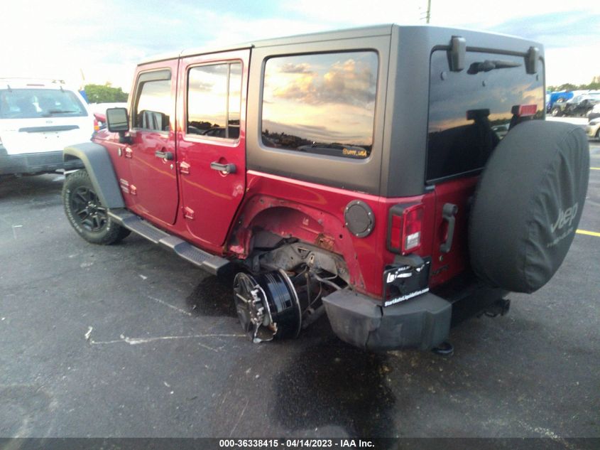 2013 JEEP WRANGLER UNLIMITED SPORT - 1C4BJWDG3DL579120
