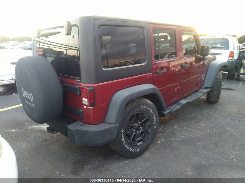 2013 JEEP WRANGLER UNLIMITED SPORT - 1C4BJWDG3DL579120