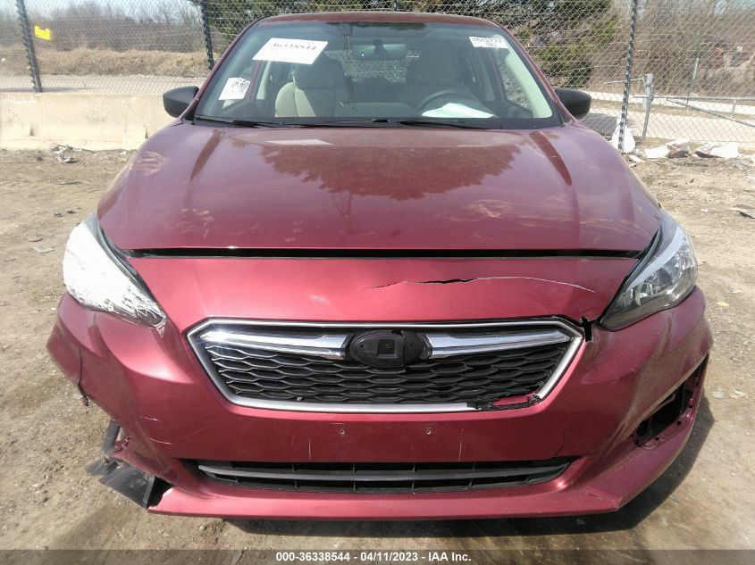 2019 SUBARU IMPREZA - 4S3GTAA66K3758134