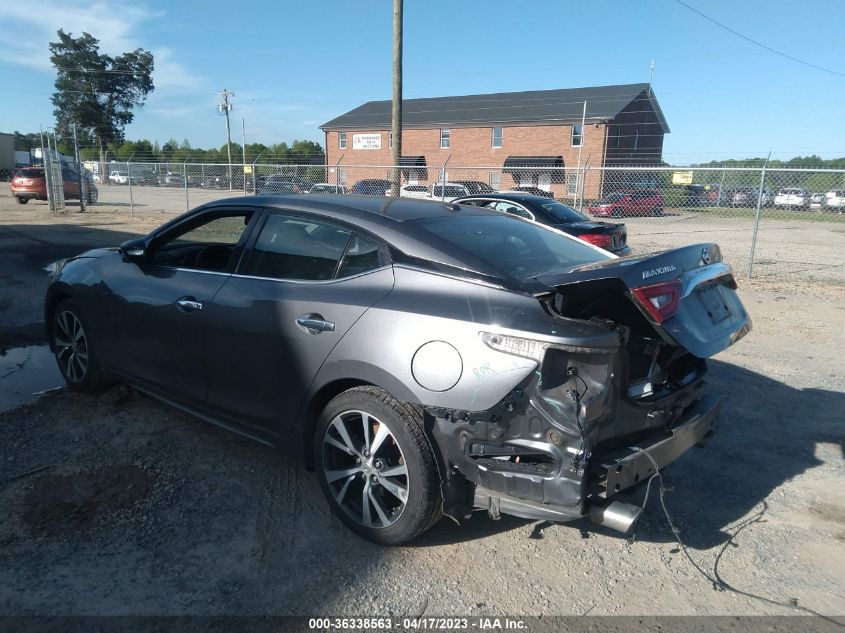 2017 NISSAN MAXIMA SV - 1N4AA6AP1HC405834