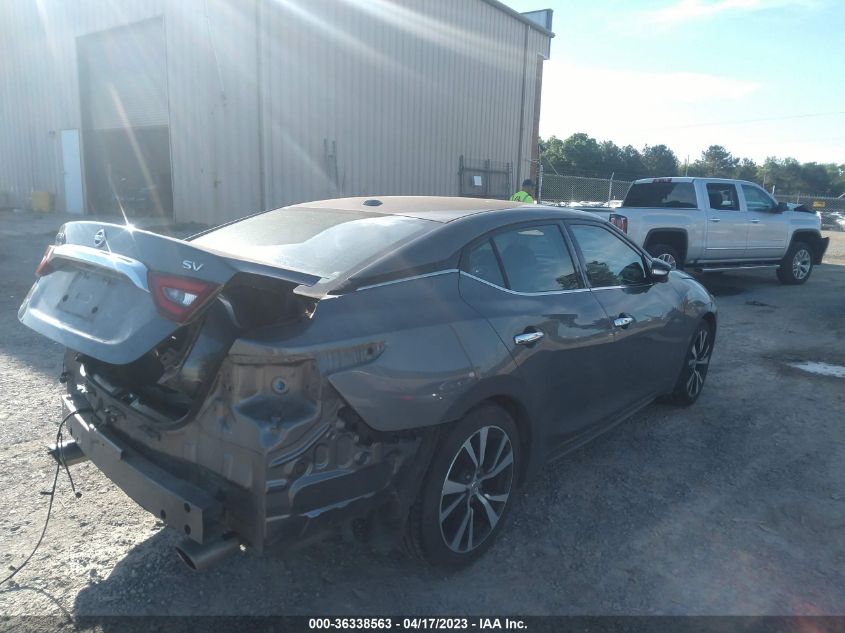 2017 NISSAN MAXIMA SV - 1N4AA6AP1HC405834
