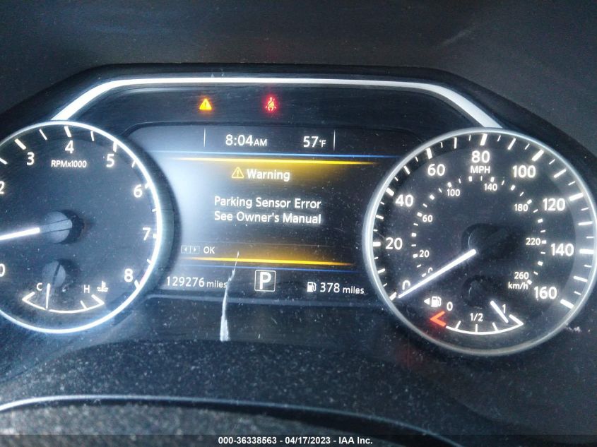 2017 NISSAN MAXIMA SV - 1N4AA6AP1HC405834