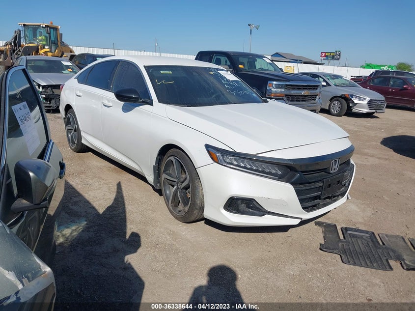 VIN 1HGCV1F37NA106552 2022 HONDA ACCORD SEDAN SPORT
