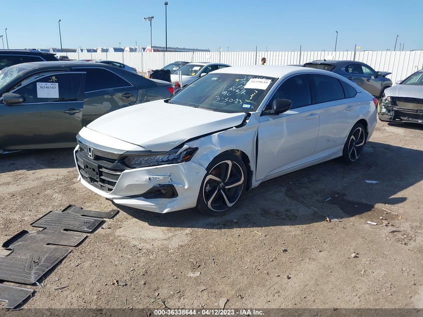 VIN 1HGCV1F37NA106552 2022 HONDA ACCORD SEDAN SPORT