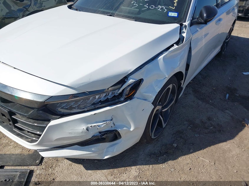 VIN 1HGCV1F37NA106552 2022 HONDA ACCORD SEDAN SPORT