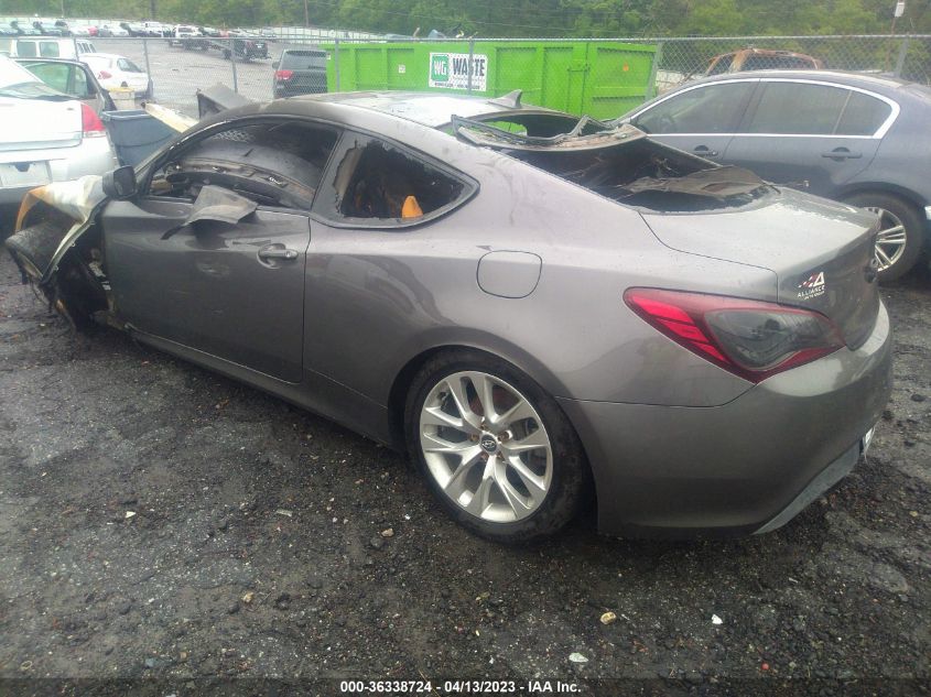 2013 HYUNDAI GENESIS COUPE 2.0T KMHHT6KDXDU097389
