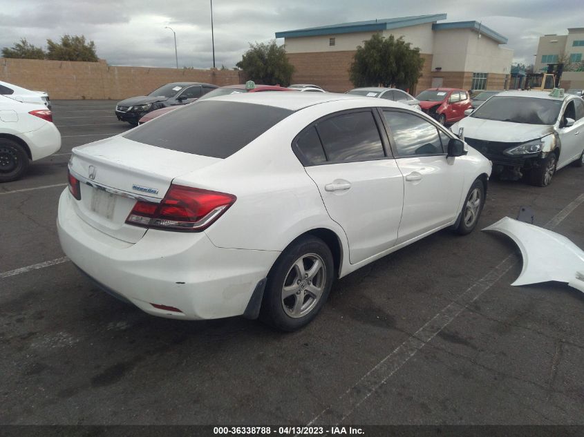 2013 HONDA CIVIC SDN CNG - 19XFB5F58DE000278