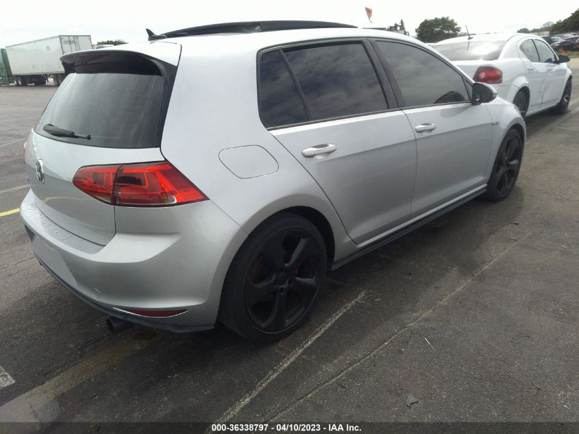2016 VOLKSWAGEN GOLF GTI SE - 3VW5T7AU6GM037081