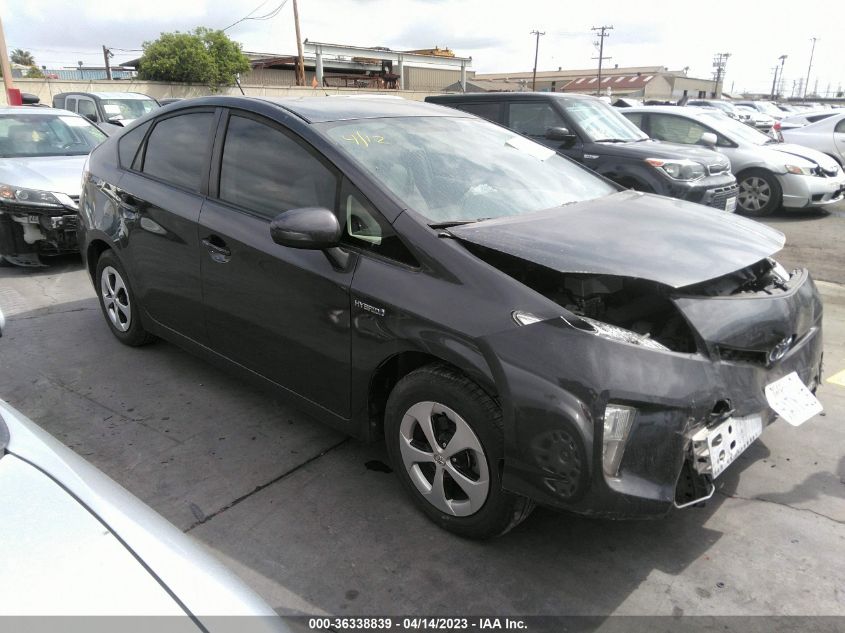2013 TOYOTA PRIUS ONE/TWO/THREE/FOUR/FIVE - JTDKN3DU0D5621904