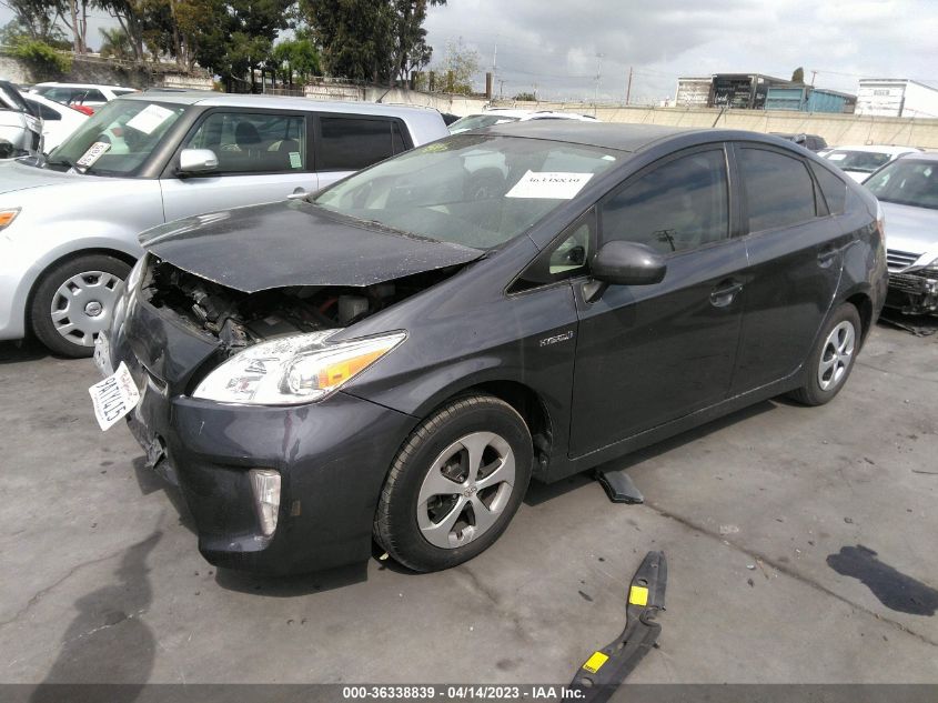 2013 TOYOTA PRIUS ONE/TWO/THREE/FOUR/FIVE - JTDKN3DU0D5621904