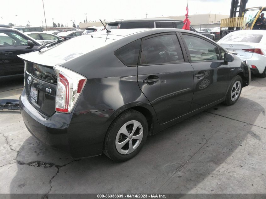 2013 TOYOTA PRIUS ONE/TWO/THREE/FOUR/FIVE - JTDKN3DU0D5621904
