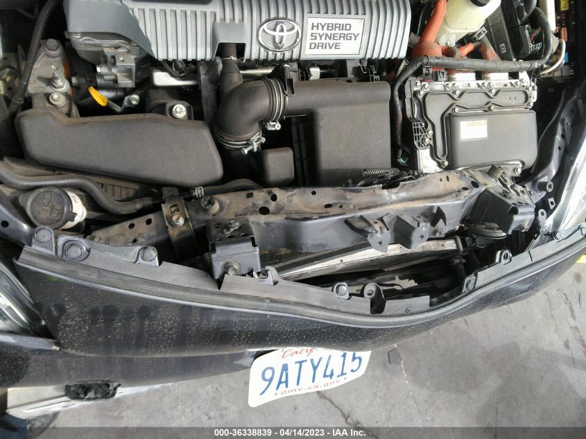 2013 TOYOTA PRIUS ONE/TWO/THREE/FOUR/FIVE - JTDKN3DU0D5621904