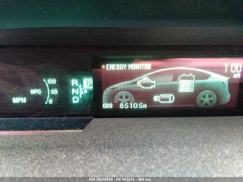 2013 TOYOTA PRIUS ONE/TWO/THREE/FOUR/FIVE - JTDKN3DU0D5621904