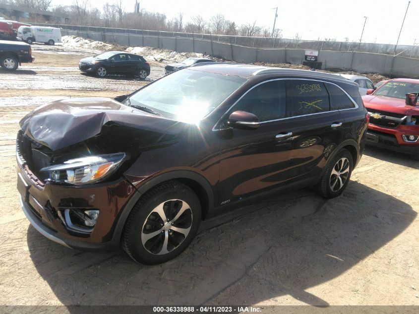 2016 KIA SORENTO EX - 5XYPHDA19GG010035