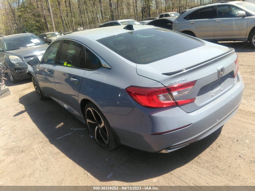VIN 1HGCV3F22NA038731 2022 HONDA ACCORD HYBRID SPORT